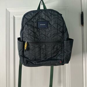 STATE Kane Kids Double Pocket Backpack with Green Straps